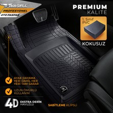 Wagell Profesyonel 4d Havuzlu Fiat Egea Sedan Uyumlu Oto Paspas