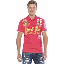 Cipo & Baxx CT604 Armalı Slim Fuşya Erkek Polo T-Shirt