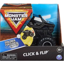 Spin Master Monster Jam 1:43 Tıkla ve Çevir Serisi 9 Soldier Fortune Black Ops