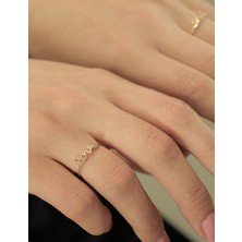 Fiyonk Kuyumculuk 14 Ayar Altın Love Yüzük