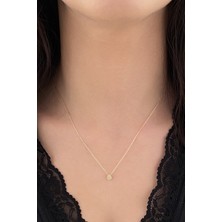 Fiyonk Kuyumculuk 14 Ayar Altın Taşsız Damla Kolye