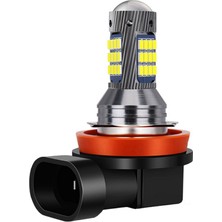 Just For U 1 Adet 6000K H1 881 880 H27 Kullanışlı 2016 LED Oto Anti Sis Lambası - Beyaz (Yurt Dışından)