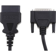 Cuticate 16 Pin Obdıı Obd2 Db 25 Pin Uzatma Teşhis Kablo Adaptörü Kordon 100CM (Yurt Dışından)