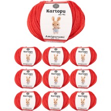 Kartopu 10 Adet Amigurumi El Örgü Ipi 50GR 1170