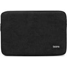 Baona Baona Laptop Astar Çanta Koruyucu Kapak, Boyut: 15.6 Inç (Hafif Siyah) (Yurt Dışından)