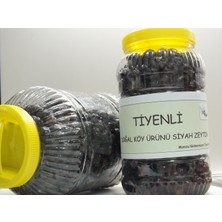 Tiyenli Trilye Tipi Iri Siyah Zeytin X-Large 1 Kg(Kalibre 201-230) Ev Yapımı Doğal Köy Ürünü