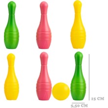 Gül Toys Gl1 Bowling Seti Eğitici Eğlendirici Plastik Bowling Oyunu Seti