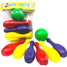 Gül Toys Gl1 Bowling Seti Eğitici Eğlendirici Plastik Bowling Oyunu Seti