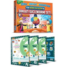 Adeda Yayıncılık 6 Yaş Dikkat Güçlendirme Seti 3 Kitap ve Bilişsel Beceriler Geliştirme Aktivite Seti