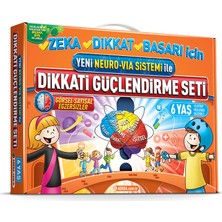 Adeda Yayıncılık 6 Yaş Dikkat Güçlendirme Seti 3 Kitap ve Bilişsel Beceriler Geliştirme Aktivite Seti