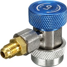 Guangdong Spirit Kullanışlı Araçlar R134A Ac Klima Ayarlanabilir Hızlı Bağlantı Adaptörü Yüksek/düşük Basınç -Mavi