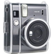 Zshskj Fujifilm Instax Mini 40 Için Kayış ile Koruyucu Kristal Kılıf (Yurt Dışından)