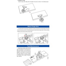 Guangdong Spirit 15-35MM Gizli Fincan Tarzı Menteşe Jig Sıkıcı Delik Matkap Kılavuzu + Ahşap Kesici Marangoz F Ağaç Işleme Aletleri(Yurt Dışından)