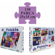 Elux Çocuklar Için Puzzle - 130 Parça - 25X35 cm - Frozen