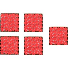 Best Parti Sevgililer Günü Kırmızı Kalp Tealight Mum 250 Adet