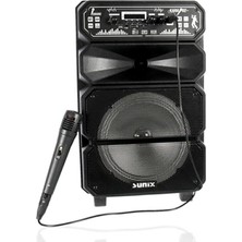 Sunix Aşınabilir Bluetooth Hoparlör - Speaker / Hafıza Kartı / Flash Bellek / Kareoke Mikrofon - BTS45