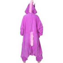 Yüsü Yetikin Kigurumi Mor Unicorn Kostümü