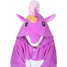 Yüsü Yetikin Kigurumi Mor Unicorn Kostümü