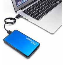 Flameer 2.5''sata Harici Sabit Sürücü HDD / SSD Muhafaza Saklama Kutusu Usb3.0 Pc # 1 Mavi (Yurt Dışından)