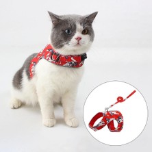B Baosity Kedi Koşum Yumuşak Ayarlanabilir Pet Yelek Yürüyüş Küçük Orta Büyük Kediler Xs Pink (Yurt Dışından)