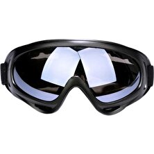 Baosity Kar Sporları Kayak Goggles Anti-Sis Snowboard Gözlük Uv Koruma Siyah + Gri (Yurt Dışından)