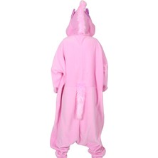 Yüsü Yetişkin Kigurumi Pembe Unicorn Kostüm