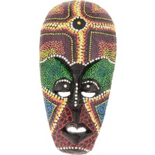 Ahşap Afrika Tarzı Tay Maskesi Totem Duvar Asılı Dekor Dekor Ahşap Duvar Maskesi 50 cm(Yurt Dışından)