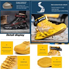Chance Petcastle 7719 İş Güvenliği Hafif Çelik Burunlu Ayakkabı  (Yurt Dışından)
