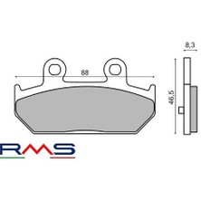 Işıklar Rms 1503 Sinter Metal Fren Balatası