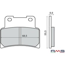 Işıklar Rms 2830 Organik Fren Balatası