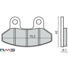 Işıklar Rms 3260 Organik Fren Balatası Rms
