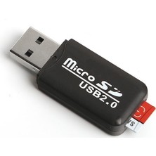 Concord Usb2.0 Microsd Harici Kart Okuyucu - Siyah