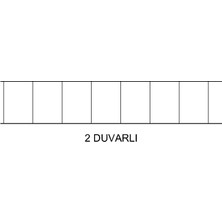 Alrita  70X70X10MM Şeffaf Oluklu Polikarbon Levha