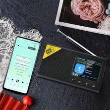 Sanlindoutaşınabilir Bluetooth Uyumlu Dijital Radyo Dab Yayın Ekipmanları, 2.4 Inç Renkli Lcd Ekranlı Dijital Yayın Oynatması | Radyo (Yurt Dışından)