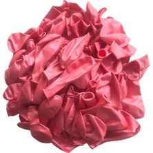 Patladı Gitti 12 Inç Metalik Pembe Balon 10 Adet