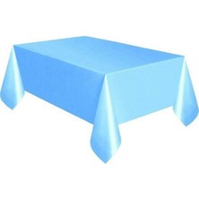 Best Parti Mavi Renk 120X180 cm Doğum Günü Plastik Masa Örtüsü