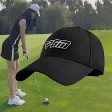 Strade Store Golf Kapaklar Güneş Koruma Ayarlanabilir Elastik Bant Beyzbol Şapka Erkek Kızlar Için Siyah (Yurt Dışından)