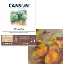 Canson Mı Teıntes Çizim Defteri Kahverengi Ton 160 Gram 24 x 32 cm 20 Yaprak