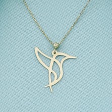 İryum 14K Altın Minik Kuş Kolye  4N37030