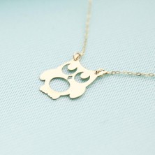 İryum 14K Altın  Baykuş Kolye  4N37044