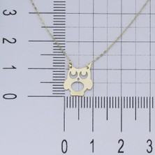 İryum 14K Altın  Baykuş Kolye  4N37044