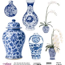 Cadence K-054 Dünya'nın Mavi Tonları Pirinç Dekopaj 30X30