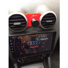 BalcıoğluSrv Audi A3 8p (2004-2012) Uyumlu Sline Kırmızı Mıknatıslı Telefon Tutucu