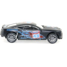 MEGA Die Cast Çek Bırak Metal Siyah Yarış Arabası 43