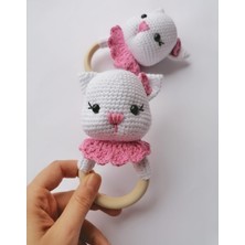 Oyuncak Park Kedicik Çıngırak Amigurumi  Oyuncak