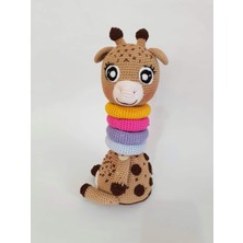 Oyuncak Park Eğitici Zürafa Amigurumi  Oyuncak