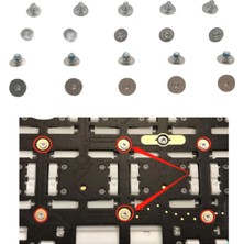 Oliver MacBook A1990 A2159 A1706 A1708 Için 20X Klavye Vida Seti Aksesuarları