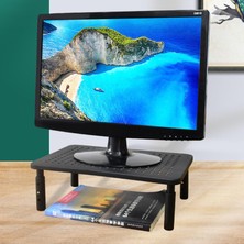 Oliver Monitör Bilgisayar Pc Için Ayarlanabilir Mesh Platform Yüksekliği ile Standı Riser