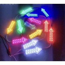 Hazar Led Kendinden Animasyonlu 12 Volt Ok Yönlü Modül Led RGB (10 Adet)