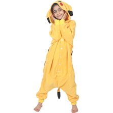 Yüsü Çocuk Kigurumi Pikachu Kostümü